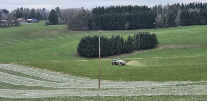 Paysage typique de la ZAAJ où les pullulations de campagnols prairiaux présentent la plus grande ampleur